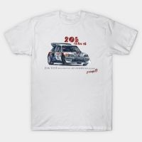 Men T-shirt RALLY GROUP B Peugeot 205 Turbo 16 Tshirt Women T Shirt Men Cotton Tees Streetwear Harajuku