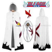 อะนิเมะ Bleach Sternritter Jugram Haschwalth คอสเพลย์เครื่องแต่งกายเสื้อคลุมสีขาว Cape ชุด Yhwach พันปีเลือดสงครามฮาโลวีนชุด