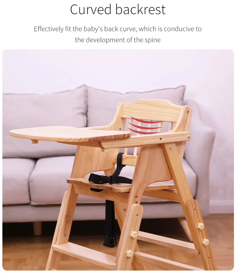 high chair for Baby feeding high chair safe stable 3 gear