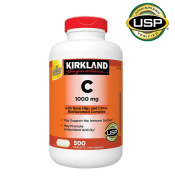 Vitamin C 1000mg kirkland hộp 500v nhập Mỹ
