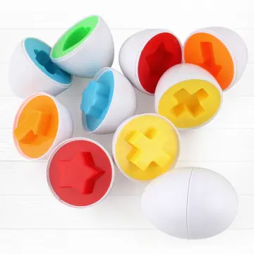 9 Color Solid Egg Shape Crayons Non Toxic Washable Painting