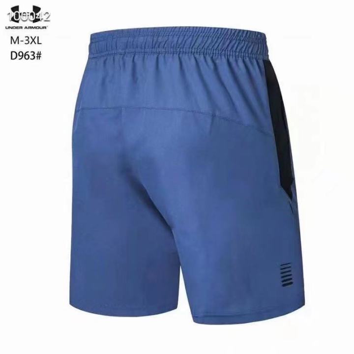 กางเกง-ua-กีฬาขาสั้นผู้ชายฤดูร้อนสบาย-ๆ-กางเกงผ้าฝ้ายระบายอากาศกางเกงออกกำลังกาย