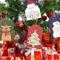 Glitter Star Shop 5Pcs/10pcs Cute Cartoon Christmas Cards Mini Greeting Cards Set Message Cards Blessing Cards Christmas Gift Baking Packaging Tags