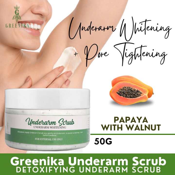 [ UNDERARM WHITENING SCRUB ] Greenika Underarm Scrub Exfoliating Scrub