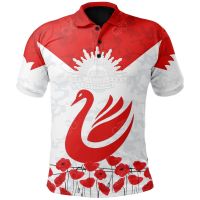 2023 NEW Style Sydney Polo Shirt Swans Anzac daysize：XS-6XLNew product，Can be customization