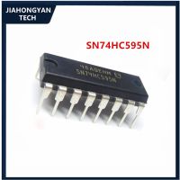 、。；【； 10PCS SN74HC595N In-Line SN74HC595 8-Bit Serial Input/Output DIP-16 Logic IC