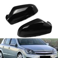 【car parts】2ชิ้นฝาครอบกระจกมองหลังรถยนต์ย้อนกลับเปลือกกระจกมองหลังสำหรับ Opel Astra H 2004 2009