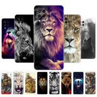 ◕❆♟ For Samsung Galaxy M22 M32 4G Case Phone Back Cover For Samsung M22 Case For Samsung M32 4G M 22 32 Case wolf tiger lion bear