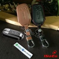 ซองหนังแท้ ใส่กุญแจรีโมทรถยนต์  ISUZU D-Max X-Series,MU-X Smart Key