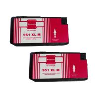 2pk 951 951xl ตลับหมึกแดงทำงานได้สำหรับ Officejjet Pro 8600 8610 8620 8630 8660 8640 8615 8625 276dw 251dw เครื่องพิมพ์271dw