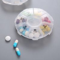 tdfj 7 Grids Weekly Pill Storage Medicine Organizer Tablet Dispenser Splitters