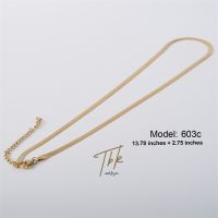 TBK 18K Gold Chain Necklace Accessories For Women Chain 603C