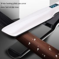 [Hot On Sale] Wide Plate Hair Straightener Iron Ceramic PTC Hair Straightening 3D Flat Iron  Fast Heating Flat Iron With Wide Heating Plate