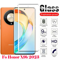 แก้วป้องกันสำหรับ Honor X9b X 9B X9A X9a 5G 2023 9H ปกป้องหน้าจอกระจกป้องกันโค้งงอเทมเปอร์ฟิล์มกันรอยด้านหน้าฟิล์มแก้ว