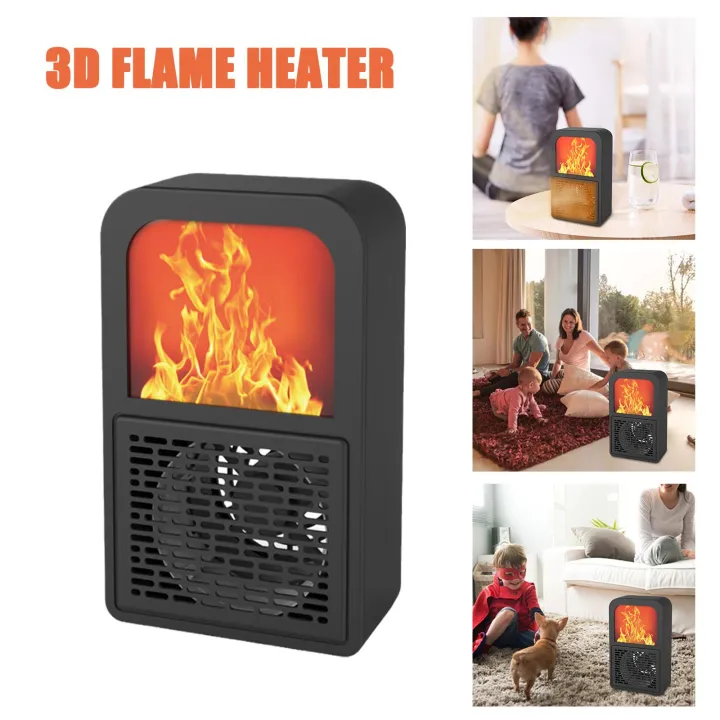 Creative Fireplace 3D Flame Heater Household Mini Air Heater