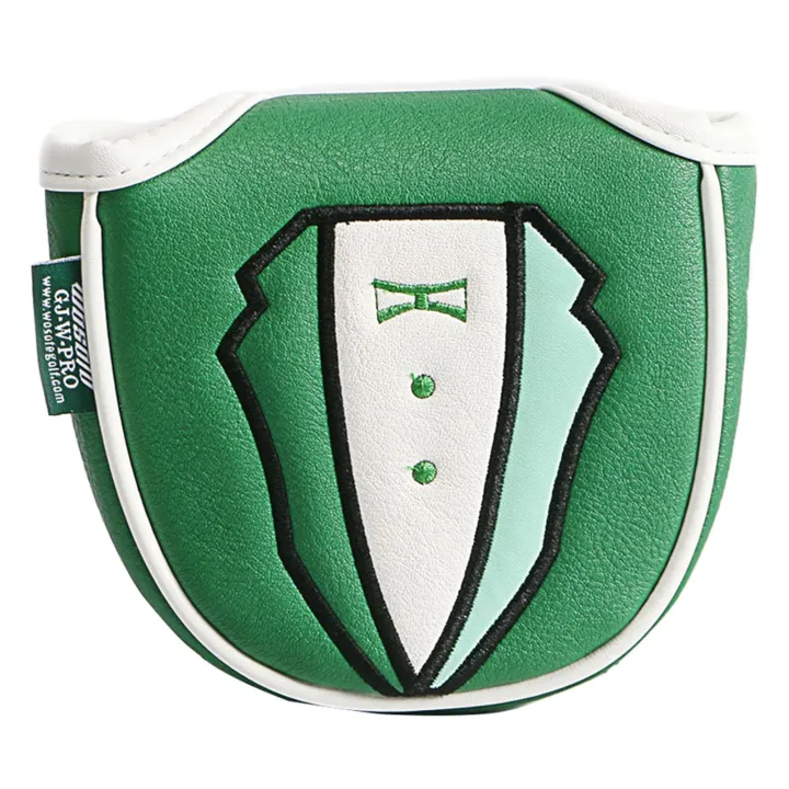 wildhorse Universal Golf Putter Head Cover Embroidered Leather Golf