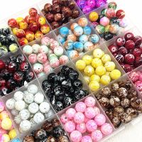 4mm 6mm 8mm Double Salad Glass Beads Loose Spacer Beads for Jewellery Making Diy Handmade Bracelets Necklace Accessories Beads