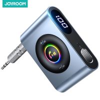 Joyroom แฮนด์ฟรี Adaptador บลูทูธ5.3อะแดปเตอร์รถไร้สายแม่เหล็กรับเสียง MP3เครื่องเล่น LED 3.5มิลลิเมตร AUX วิทยุ M Odulator