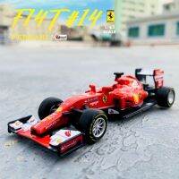 Bburago 1:43 Ferrari F1 2019 SF14T-14 Simulation alloy super toy car model For with Steering wheel control front wheel