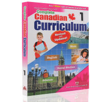 Canadian course imported English original popular complete Canadian curriculum 4-subject textbook with answers math social studies science grade 1 summer teaching aids