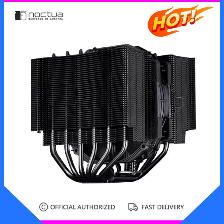 Noctua NHD15S black 6 Heatpipe Twin Towers CPU Cooler 140x150x25mm PWM Cooling fan quiet Intel