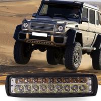 รถ LED Work Light Bar สปอตไลท์แฟลชโคมไฟสีเหลืองสีขาว Dual สีขับรถหมอกสำหรับ Offroad รถบรรทุกรถแทรกเตอร์เรือ12V-24V