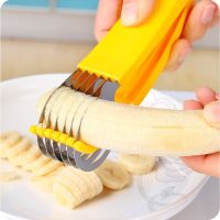 Banana Slicer Fruit Vegetable Sausage Cutter Salad Sundaes Tools Accessories