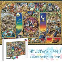 Disney Characters Collection Jigsaw Puzzle Educational Toys Mickey Mouse Puzzles for Adults Christmas Gift Toys for Children