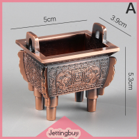 【 Jettingbuy】ขายดีธูปขาตั้งกล้องทองแดงสไตล์เรโทรของจีนเครื่องเผาธูปมังกรแกะสลักเครื่องตกแต่งงานฝีมือเครื่องบูชาคาถาของตกแต่งโต๊ะ