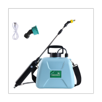 Powered Sprayer 5L Lawn Sprayer Weed Sprayer with 2 Spray Nozzles Telescopic Wand and Adjustable Shoulder Strap
