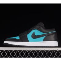 Original J 1 "Tiffany BlueBlack" Low Cut Basketball Shoes Casual Sneakers for Men Women