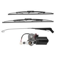 1 Set DC12V 30W Universal UTV Electric Windshield Wiper Motor Kit Wiper Assembly for Polaris Ranger RZR 900 Honda