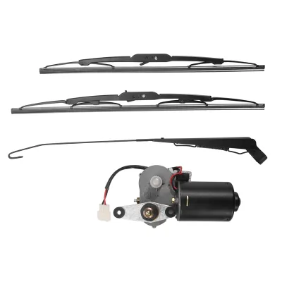 1 Set DC12V 30W Universal UTV Electric Windshield Wiper Motor Kit Wiper Assembly for Polaris Ranger RZR 900 Honda