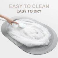 [Ready Stock] พรมไดอะตอมไมต์นุ่ม แห้งเร็วใน 0.5 วินาที พรมดินเบา 0.5 วินาที Soft Anti-Slip Diatomite Mat Quick-Drying Absorbent Floor mat Bathroom Mat Car