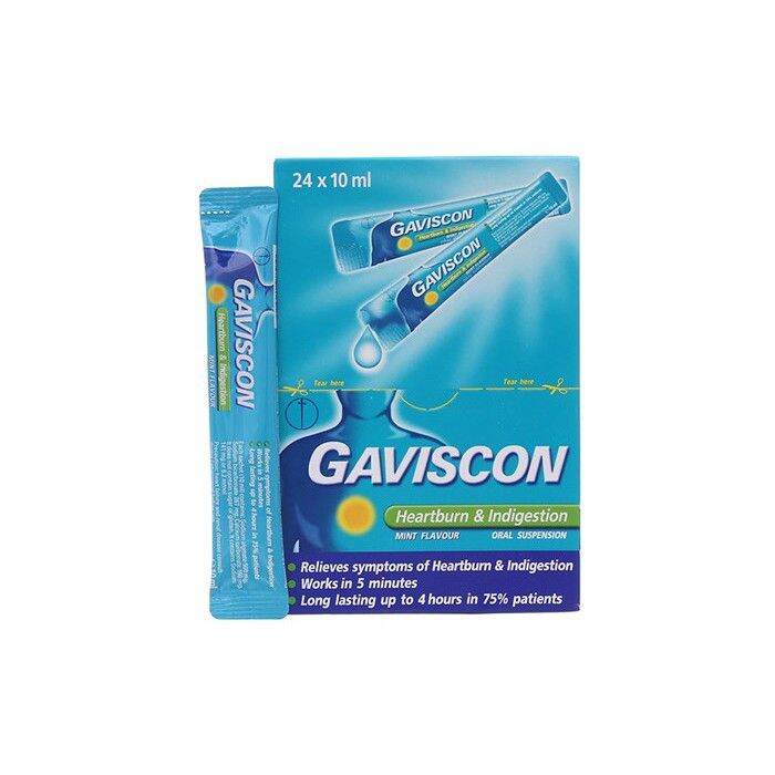Gaviscon Liquid Sachet Double Action / Normal 5x10ml Heartburn & Acid