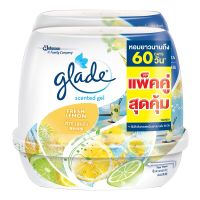 1 get 1 free Glade Scented Gel Air Fresheners Fresh Lemon 180g. Pack 2(Cod)