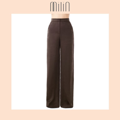 [MILIN] Full length wide leg pants กางเกงขายาว เอวสูง ทรงตรง Faron Pants