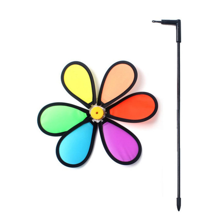 colorful-rainbow-flower-windmill-spinner-wind-home-garden-yard-patio-outdoor-decoration-kids-toy-lightweight-easy-removal