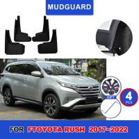 สำหรับ Toyota Rush Daihatsu Terios F800 2017 ~ 2022 2018 2019 Mudguards Mudflaps Fender Mud Flap Splash Mud Guards อุปกรณ์เสริม