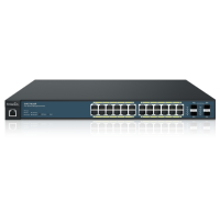 24-Port Managed Gigabit 185W PoE+ Switch EWS7928P Layer 2 Managed PoE+ Switch With Centralized Network Management