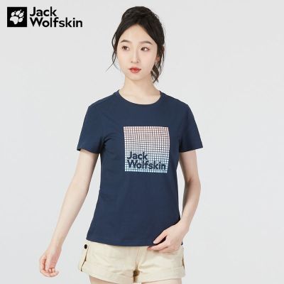 JACK WOLFSKIN Wolf Claw Short-Sleeved T-Shirt Female Jackwolfskin23 Spring And Summer New Outdoor Round Neck Casual T-Shirt 5823061