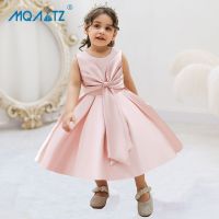 MQATZ Summer Elegant 1st Birthday Dress For Baby Girl Clothing Baptism Bow Princess Dresses Party Dress Girls Costume Vestido 0-5 Years