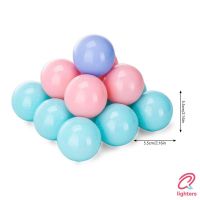 【COD Ready Stock】100PcsSet 5.5cm Macaron Colors Baby Bathtub Play Balls Soft Plastic Ocean Balls