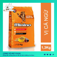 Thức Ăn Vị Cá Ngừ Dành Cho Mèo Mọi Lứa Tuổi - Thức ăn cho mèo Minino 1.3Kg