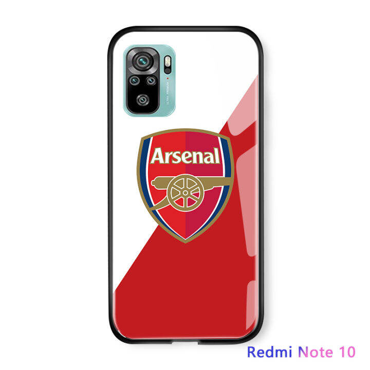 4G) Ucuc เคสมือถือ เคสโทรศัพท์ เคส Xiaomi Redmi Note 10ปลอก Redmi Note10  Luxury ฟุตบอลลีกโลโก้คลับ Badge เคสโทรศัพท์กระจกเทมเปอร์ปลอกโทรศัพท์ป้องกันกลับกันกระแทก  | Lazada.Co.Th