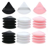 Wholesale 50Pcs Triangle Velvet Powder Puff Make Up Sponges for Face Eyes Contouring Shadow Seal Cosmetic Foundation Makeup Tool