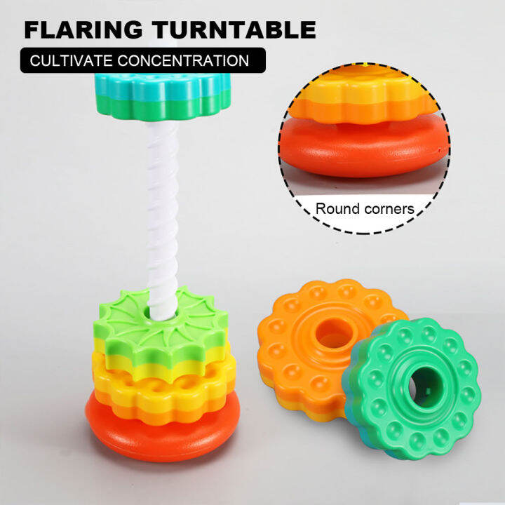 gears-stacking-rings-ของเล่นเป็นมิตรกับสิ่งแวดล้อม-early-education-ของเล่น-smooth-spining-tower-building-blocks-ปลอดภัยสำหรับของขวัญก่อนวัยเรียน