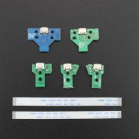 1pc USB Charging Port Socket Circuit Board For 12Pin JDS 011 030 040 055 14Pin 001 Connector For PS4 Controller