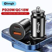 Elough Mini USB Car Charger Quick Charge 3.0 40W QC PD 3.0 Fast Charging For Cars Type C For iPhone Samsung S10 9 Huawei Xiaomi Car Chargers