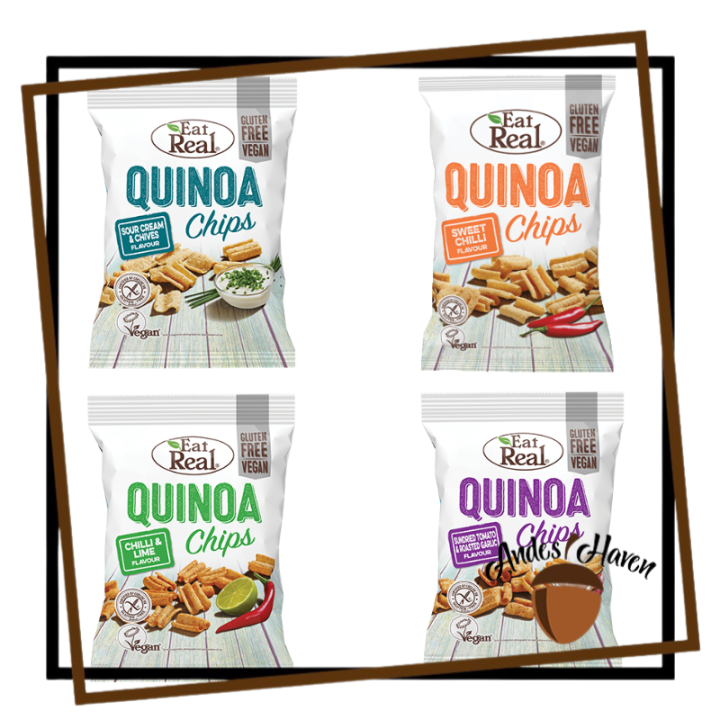【EAT REAL】Quinoa Chips 80g Lazada